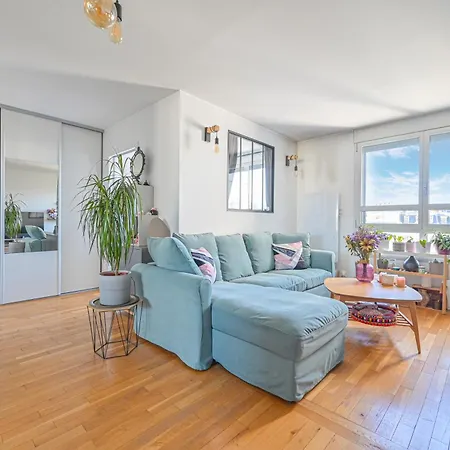 アパート Sunny & Quiet On Courtyard 1br パリ