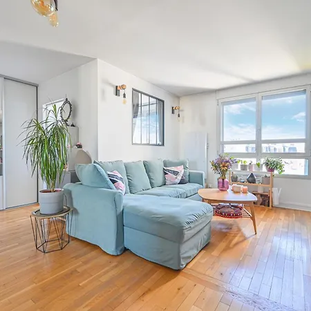 アパート Sunny & Quiet On Courtyard 1br パリ